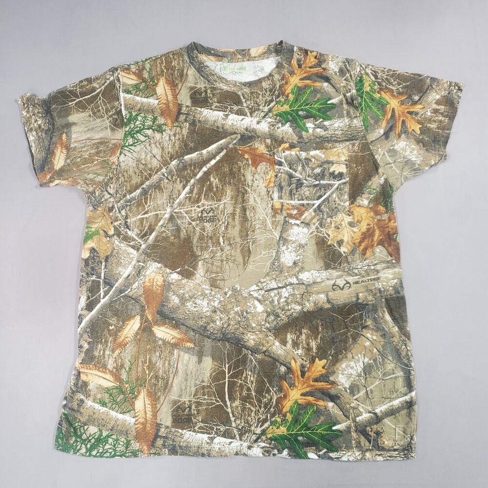 Rustic Ridge Camo Pocket T-Shirt Men's Size XL